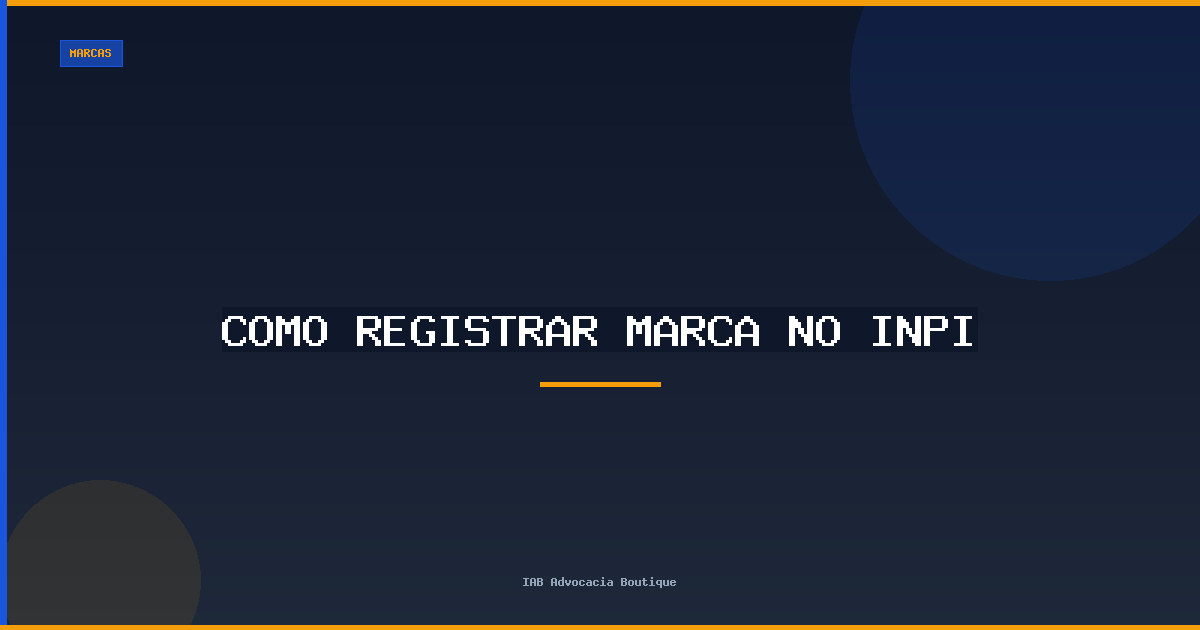 Como registrar marca no INPI