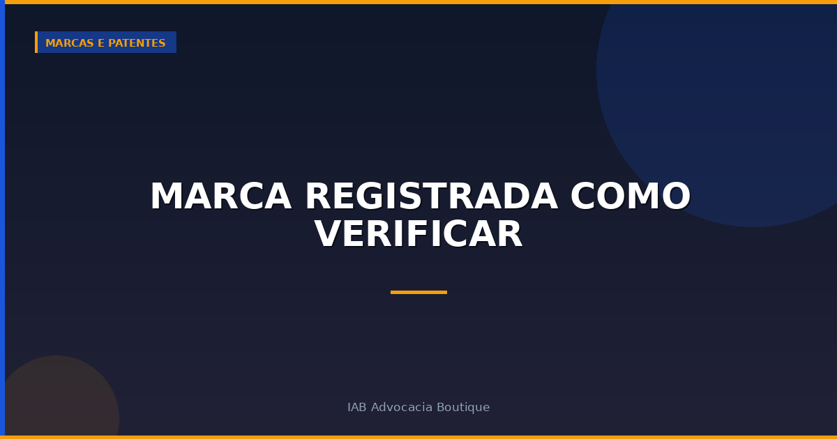 Marca registrada como verificar