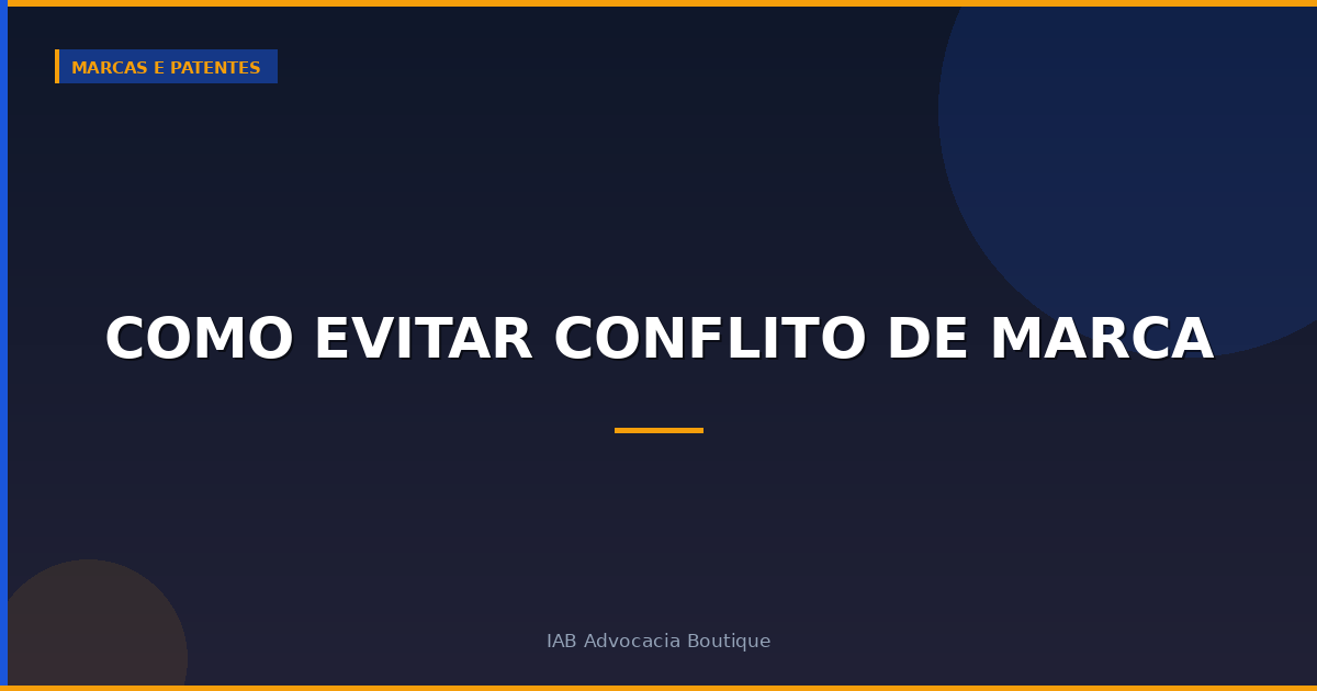 Como evitar conflito de marca