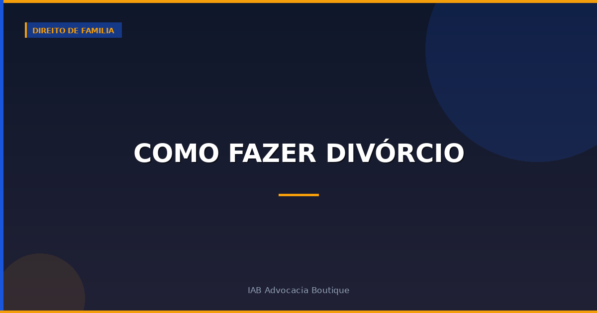 Como fazer divórcio
