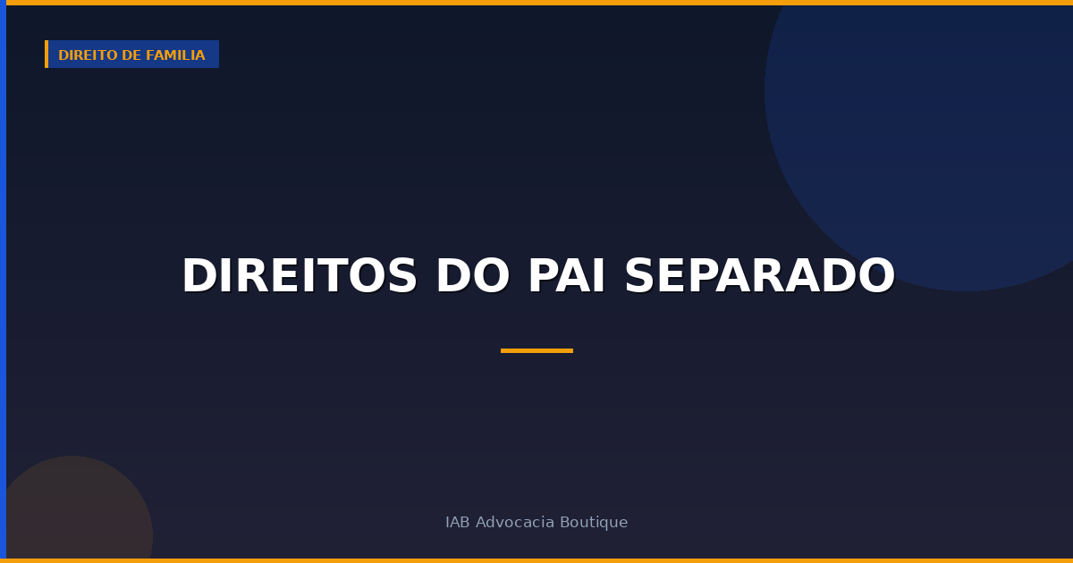 Direitos do pai separado
