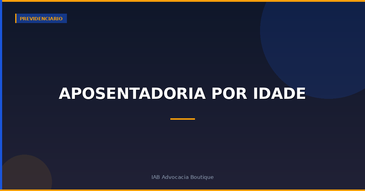 Aposentadoria por idade