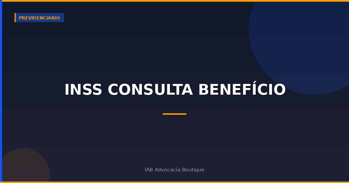 INSS consulta benefício