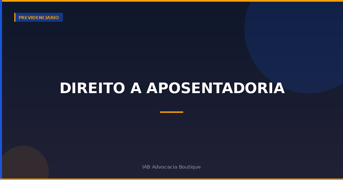 Direito a aposentadoria