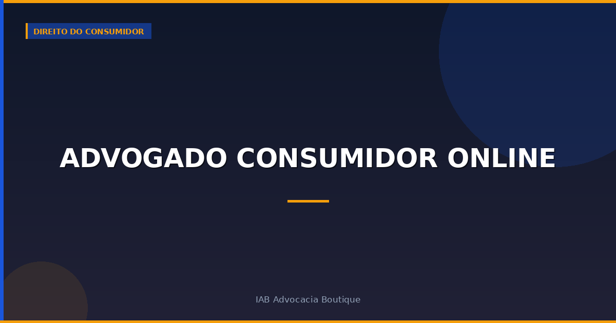Advogado consumidor online
