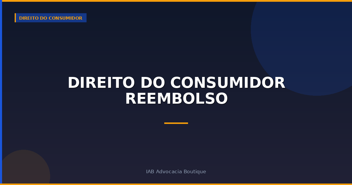 Direito do consumidor reembolso