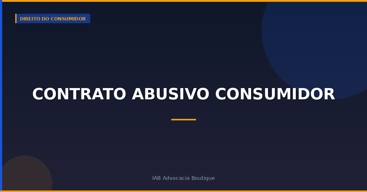 Contrato abusivo consumidor