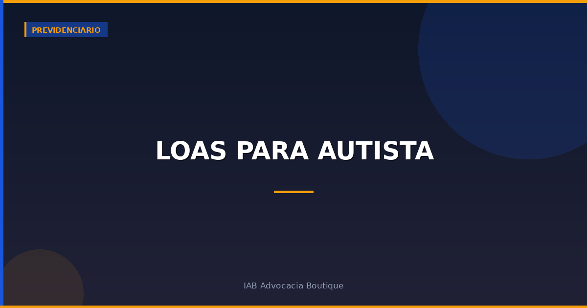 LOAS para autista