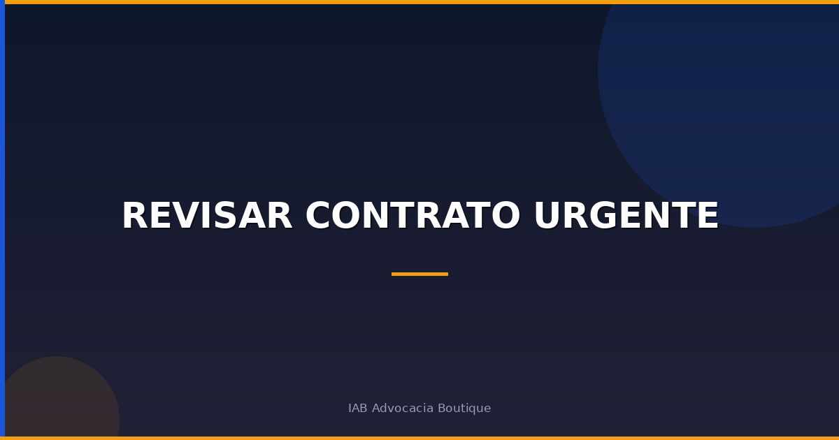 Revisar contrato urgente