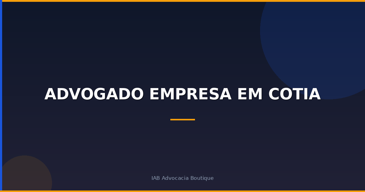 Advogado empresa em Cotia
