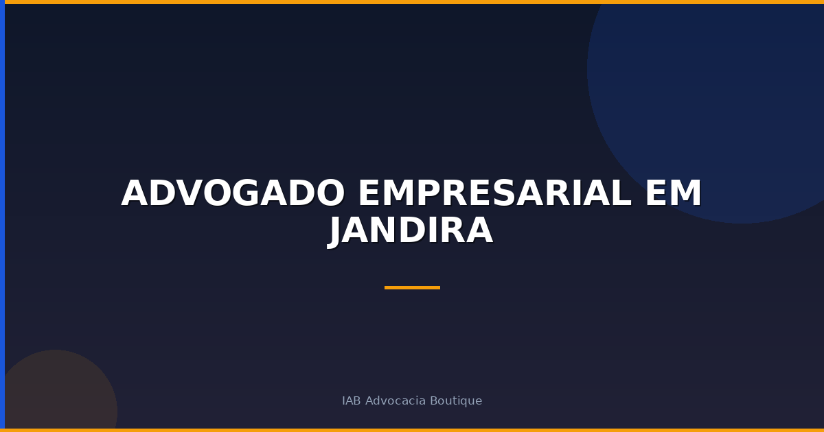 Advogado Empresarial em Jandira