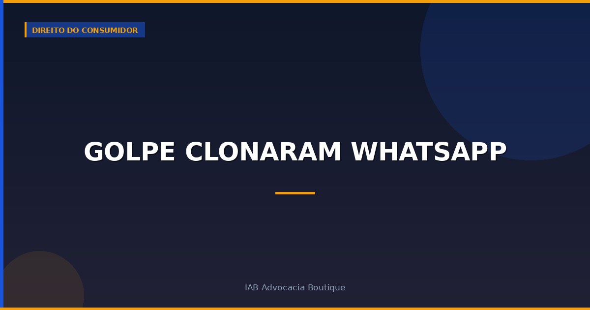 Golpe clonaram whatsapp