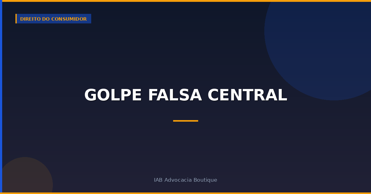 Golpe falsa central